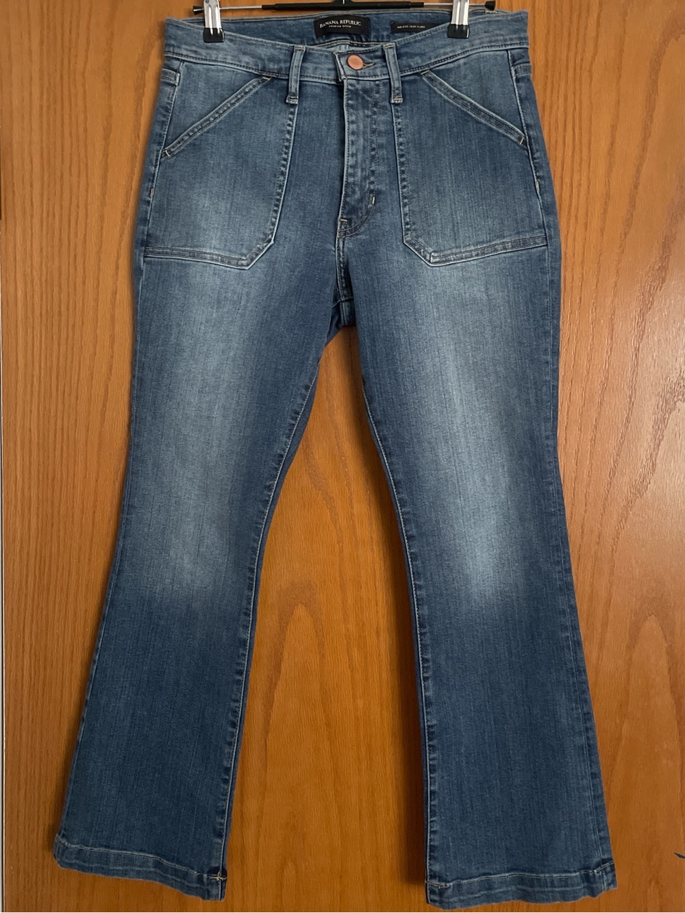 Banana Republic Medium Blue Wide-Leg Jeans